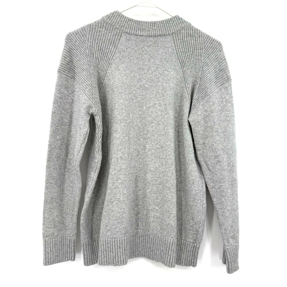Talbots Size Medium Petite Gray Pullover Sweater … - image 2